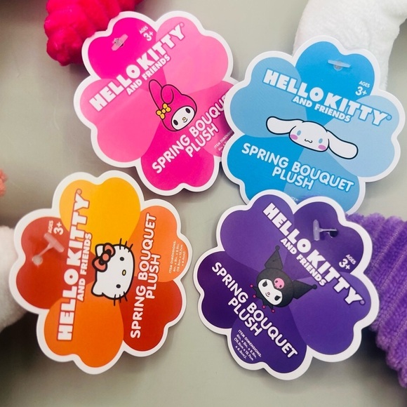 Hello Kitty And Friends® SANRIO Spring Bouquet 6” Plush Collection 2024 Set of 4 - Picture 11 of 11